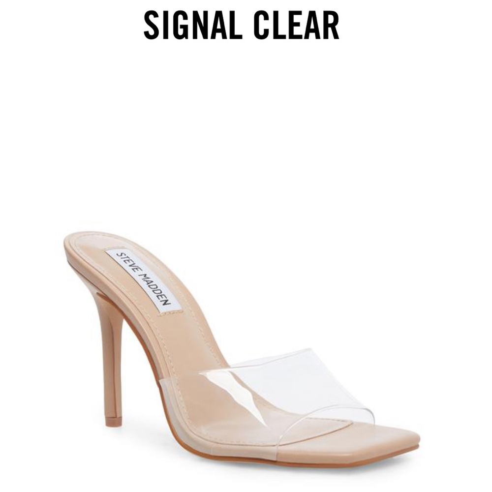 NEW IN BOX! Steve Madden Signal Clear heel